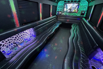 Albuquerque Limo Bus Interior