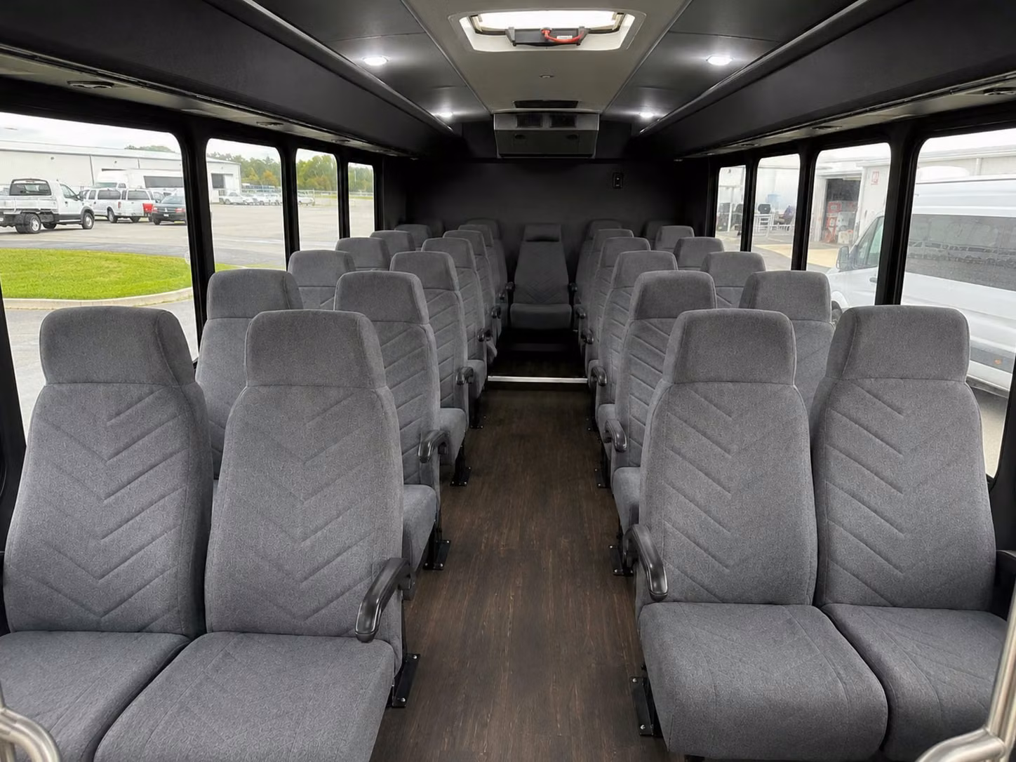 15 passenger minibus interior
