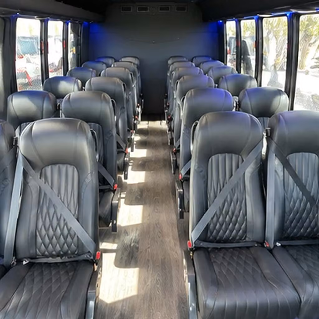 30 passenger minibus interior