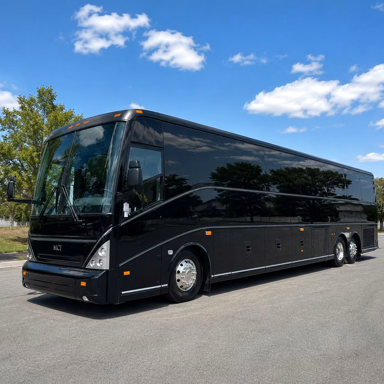 56 passenger charter bus